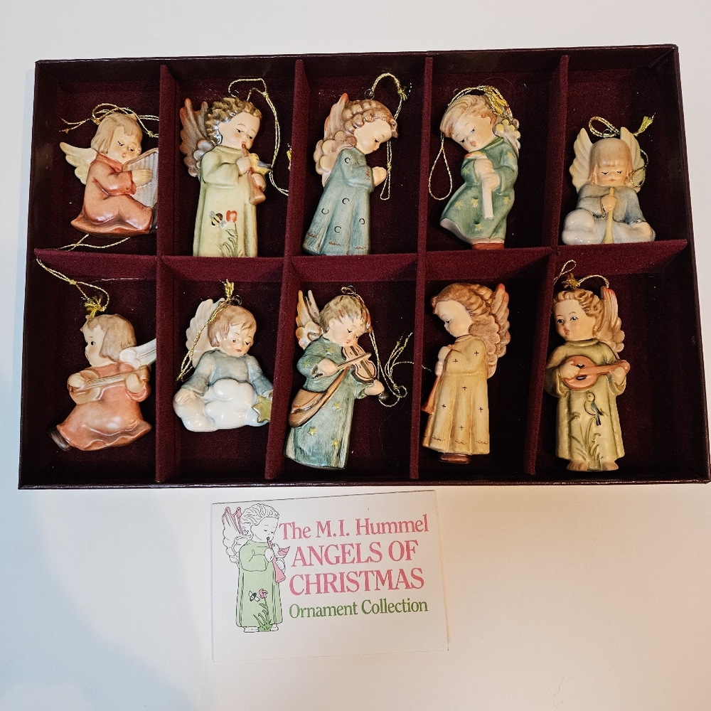 Hummel Angels of Christmas Vintage Ornaments
